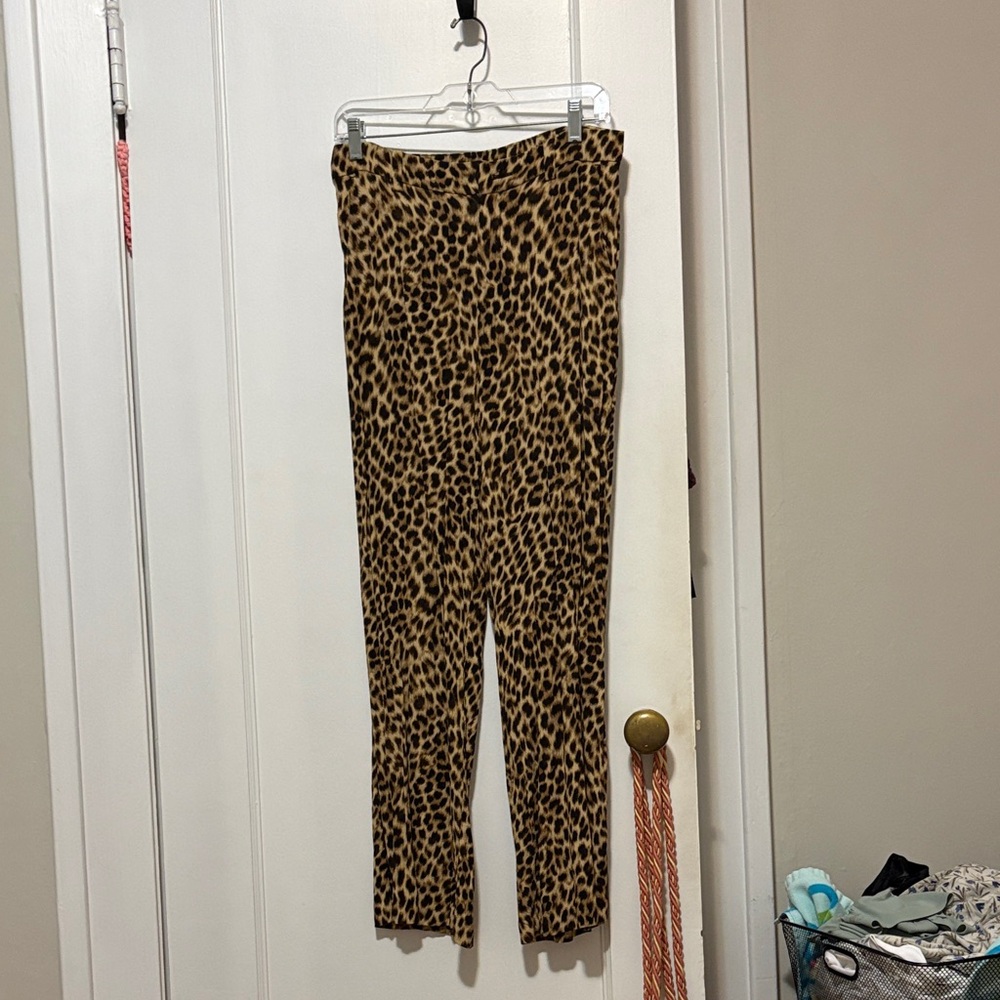 Zara Leopard Pants